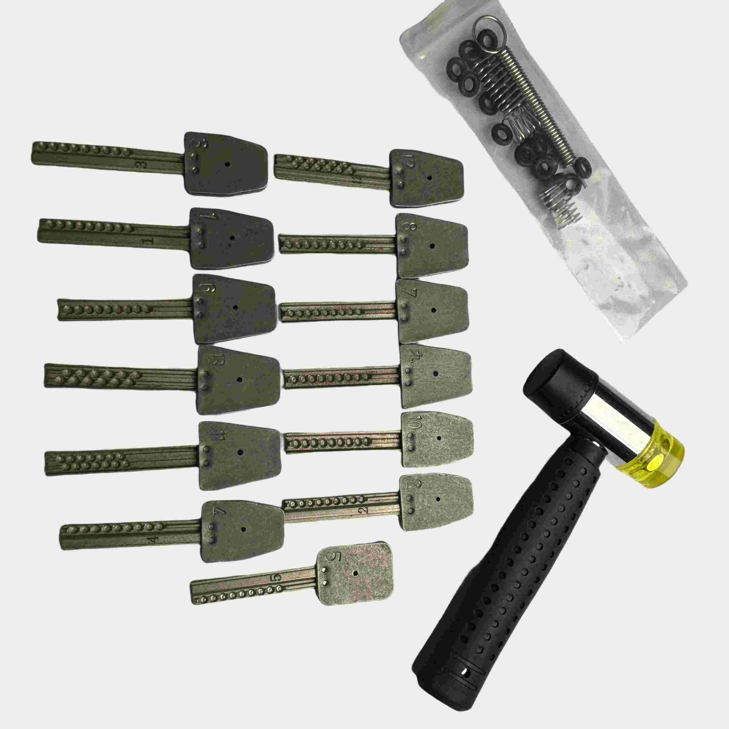 HUK 13pcs 13 in 1 Silent Keystroke Locksmith Tools Lock Picks
