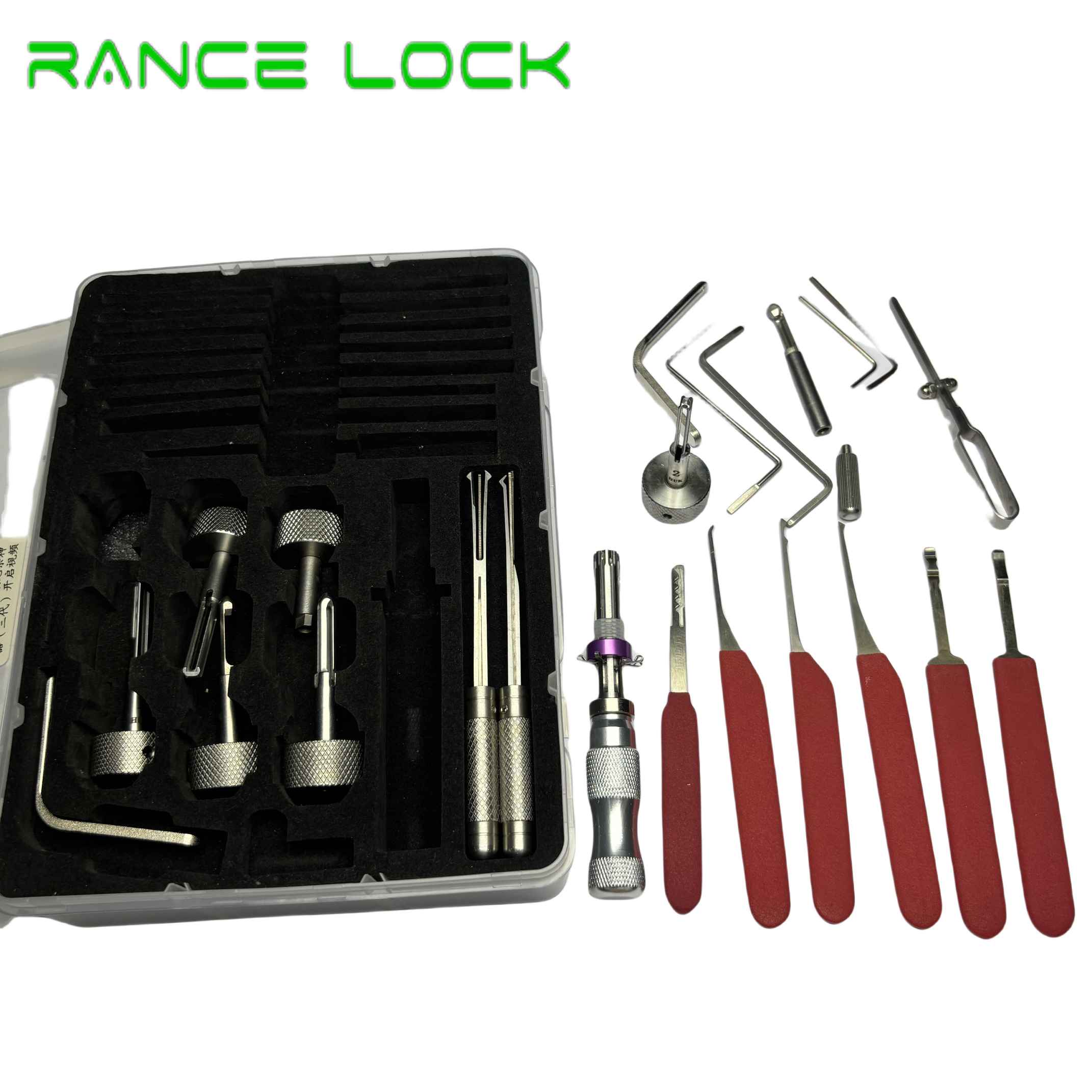 Huk Lock Pick for Strong Box Repairing 8+2 Practica Lock Pick Set