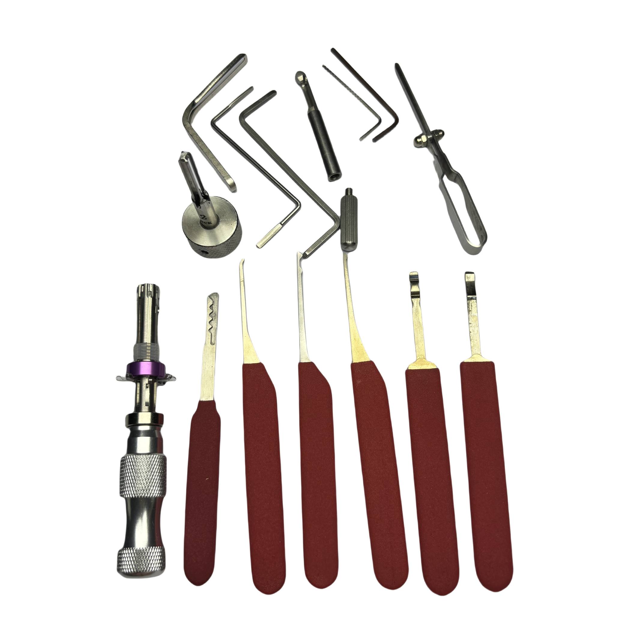 Huk Lock Pick for Strong Box Repairing 8+2 Practica Lock Pick Set