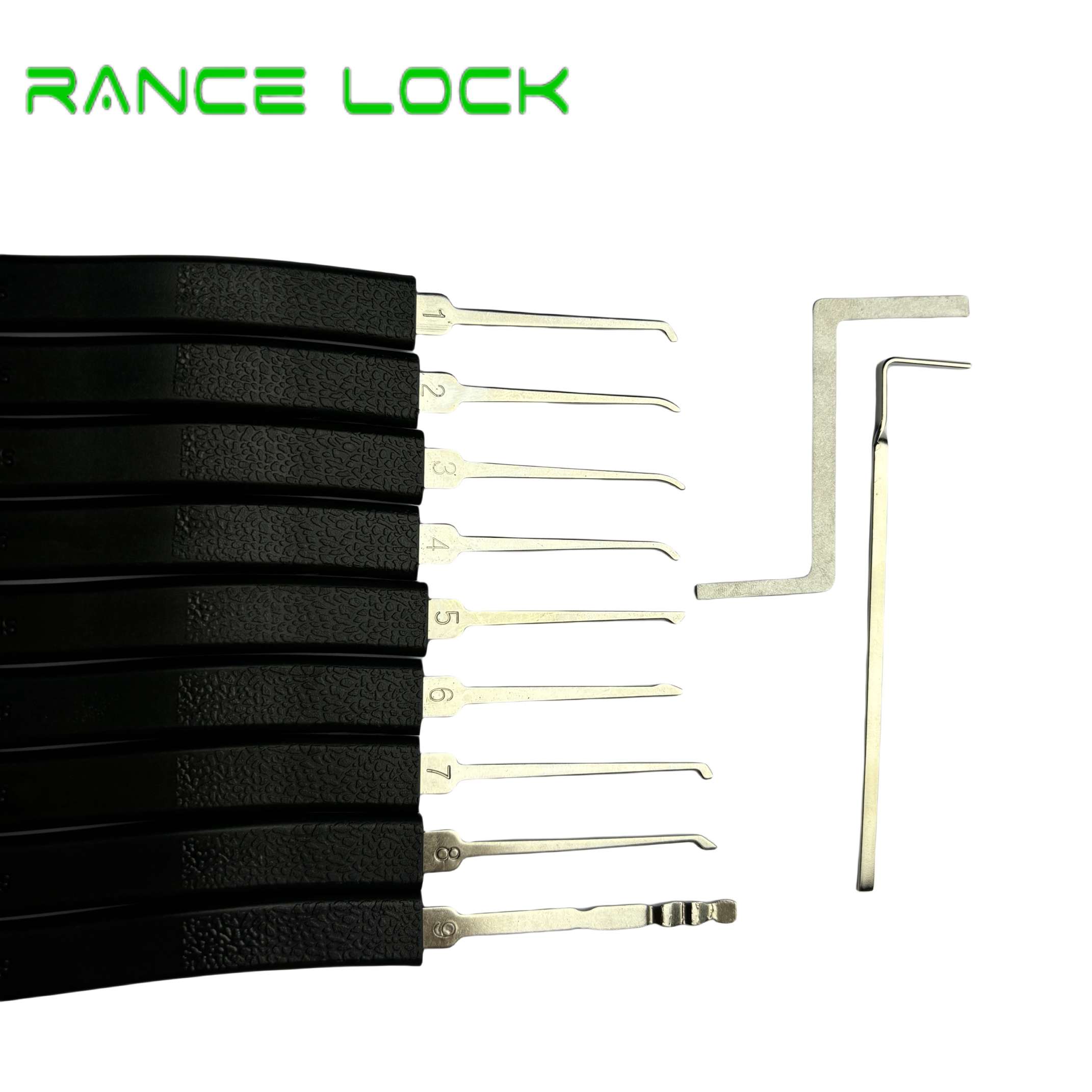 11-Pieces Premium Metal Lock Pick Set Model 2519 for Beginner and Pro Locksmiths