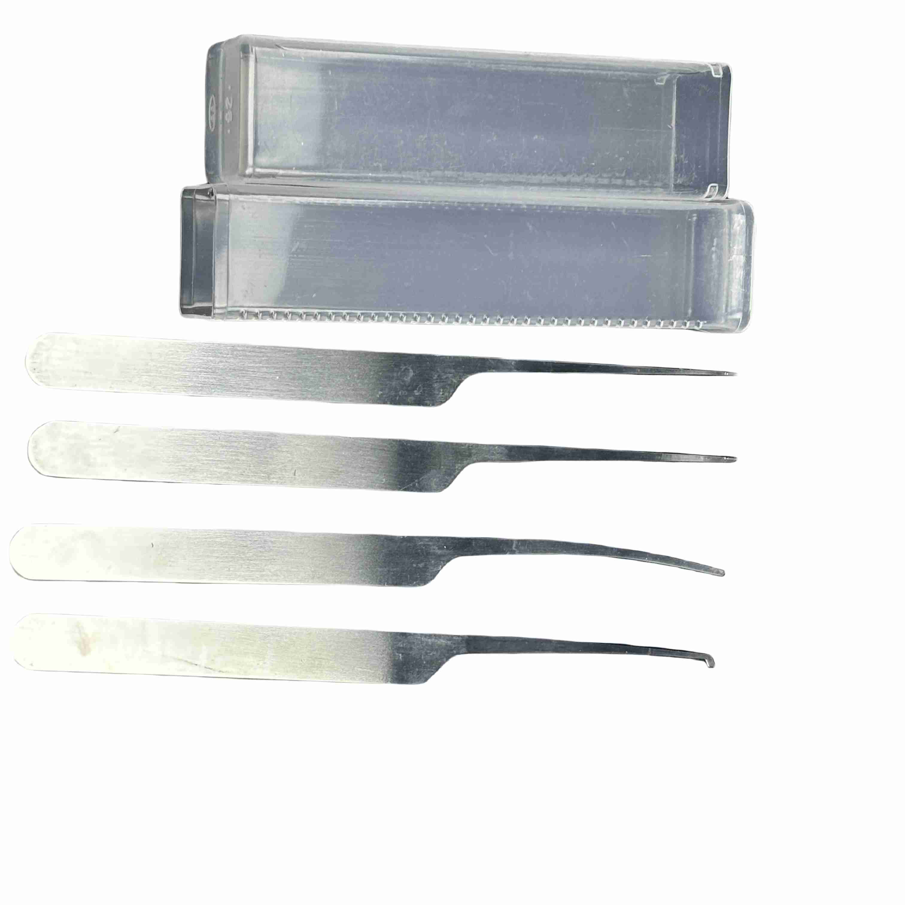 4-Piece Set Straight Shank Lock Pick Hook Model 2521 for Car Unlocking Kit and Locksmith Tool