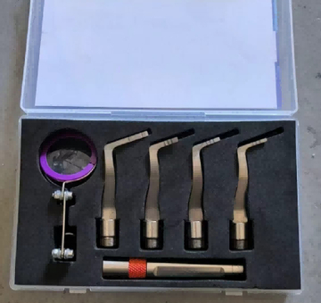 Stainless Steel Ultra-Bright Fiber Optic Light Strip with Magnetic Lens for Automotive Repair and Locksmith Tools