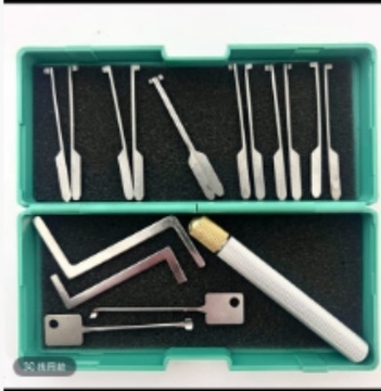 GOSO KABA Lock Pick Set with Mechanical Feedback Analysis and Dual-Sensory Feedback Loop - Model RC22 Locksmith Tool