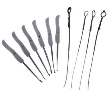 6PCS Metal Lock Pick Set Model RC12 Professional Locksmith Tools