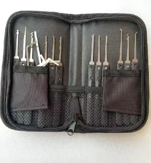 17 Pieces Lock Picking Set with Tension Practice for Beginner Professional Locksmith Tools