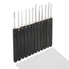 17 Pieces Lock Picking Set with Tension Practice for Beginner Professional Locksmith Tools