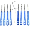 8-Piece Safe Lock Pick Set with Quick Opener for Precise Key Cutting - Professional Locksmith Tools