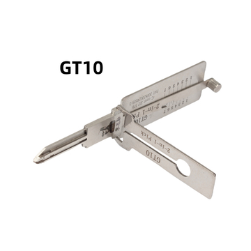 Lishi Tool GT10 Model 2-in-1 Functionality Metal Material Lock Pick Tool for Locksmith and Civil Use