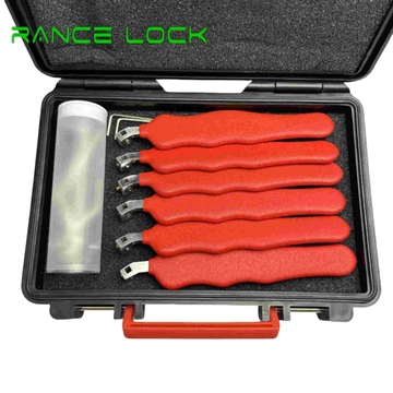 6-piece Metal Car Wave Needle Set Locksmith Tools Model 2505 for Civil and Automotive Locks