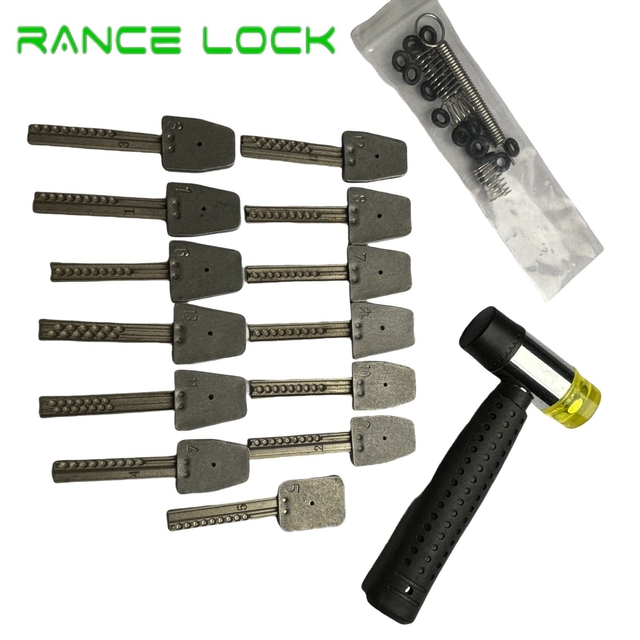 HUK 13pcs 13 in 1 Silent Keystroke Locksmith Tools Lock Picks