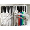 HUK 18pcs Stainless Steel Hook Set Lock Pick Set Model